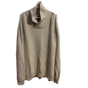 Men’s XXL Old Navy Cowl Neck Single button sweater like new